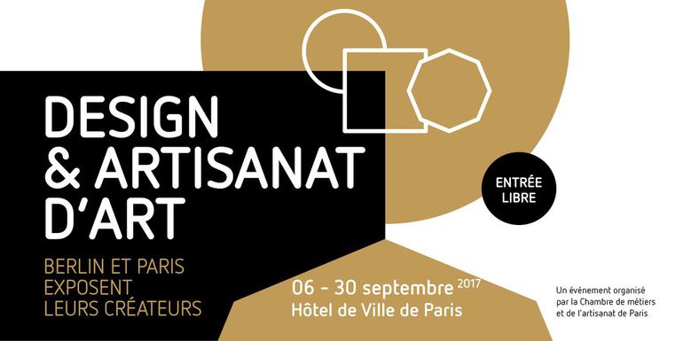 Affiche officielle de l'exposition Design et Artisanat d'art 2017